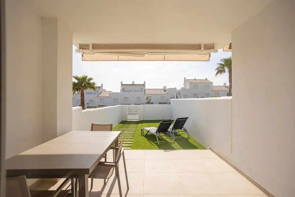 Apartamento para 6 en Zahara terraza