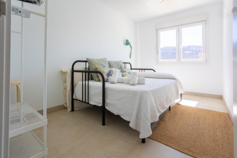 Apartamento dos habitaciones y terraza en Atlanterras