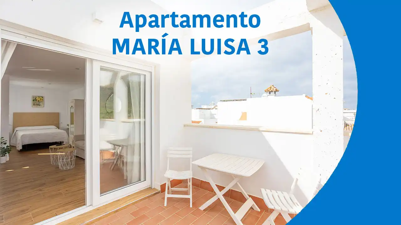 ZAHARA CENTRO. MARÍA LUISA 3. Apartamento para 4 personas con terraza 2 Apartamento con terraza en Zahara Pueblo